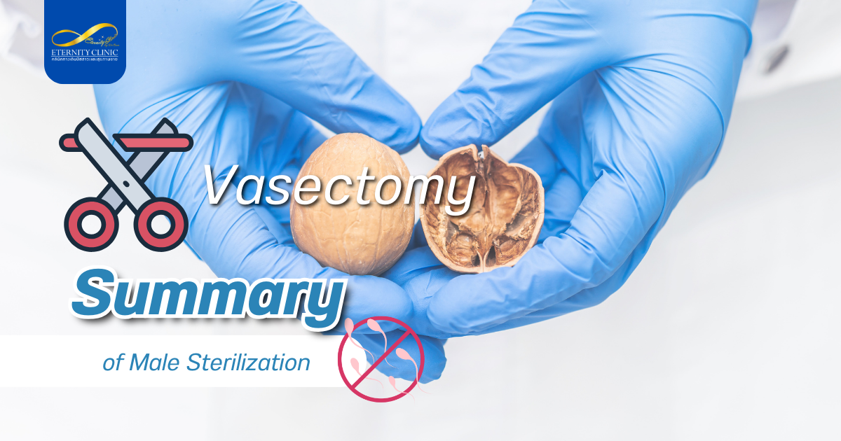 Potential Side Effects (2) - ETERNITY CLINIC by M.D. SUEBPONG ENGCHUAN Summary of Male Sterilization (Vasectomy)