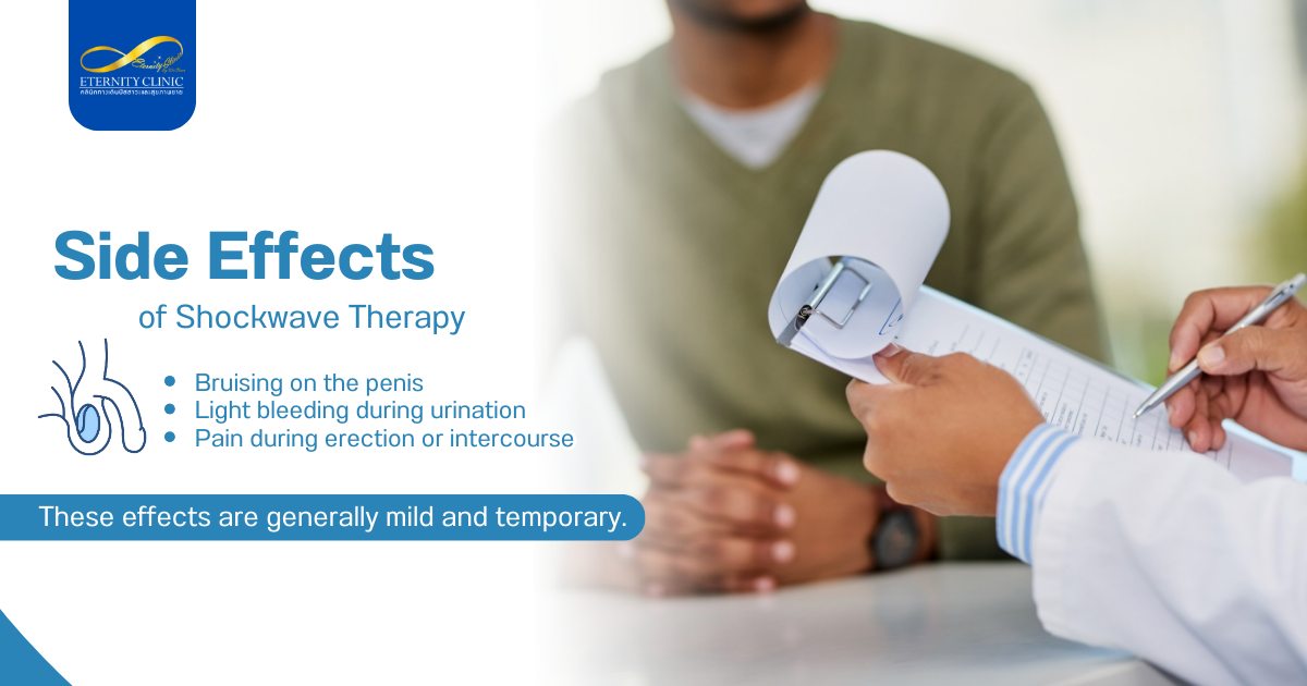Shockwave5 - ETERNITY CLINIC by M.D. SUEBPONG ENGCHUAN Side Effects of Shockwave Therapy