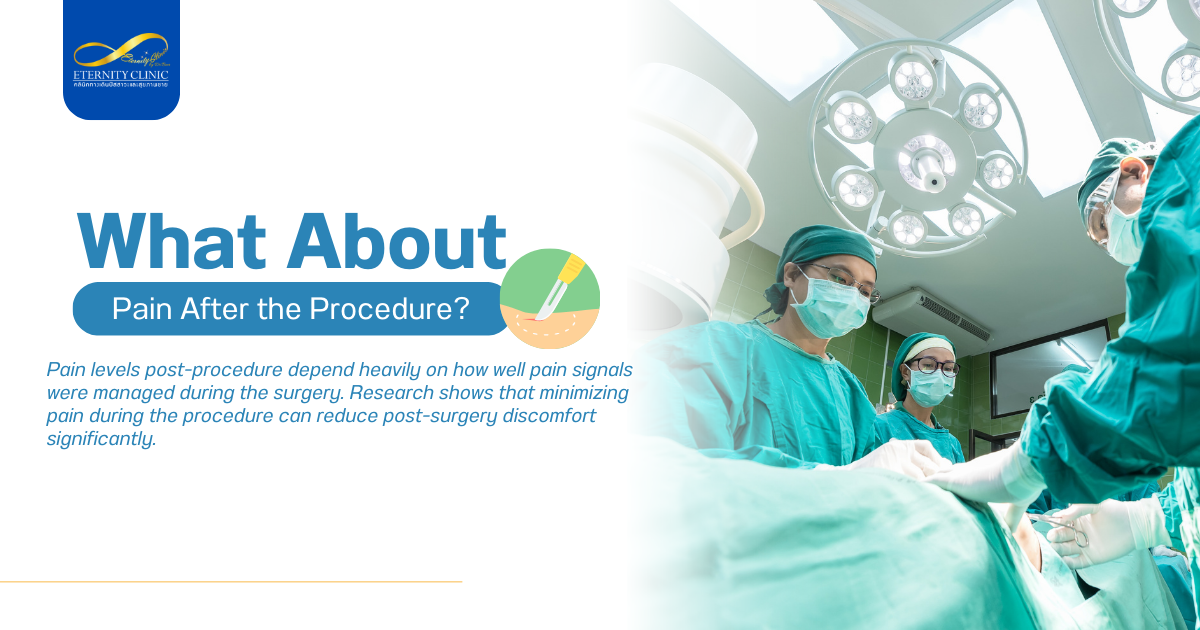 Anesthesia4 - ETERNITY CLINIC by M.D. SUEBPONG ENGCHUAN Pain After the Procedure
