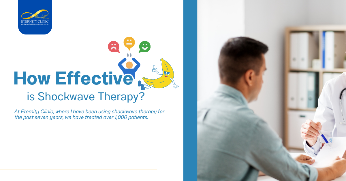 Shock3 - ETERNITY CLINIC by M.D. SUEBPONG ENGCHUAN Effective is Shockwave Therapy