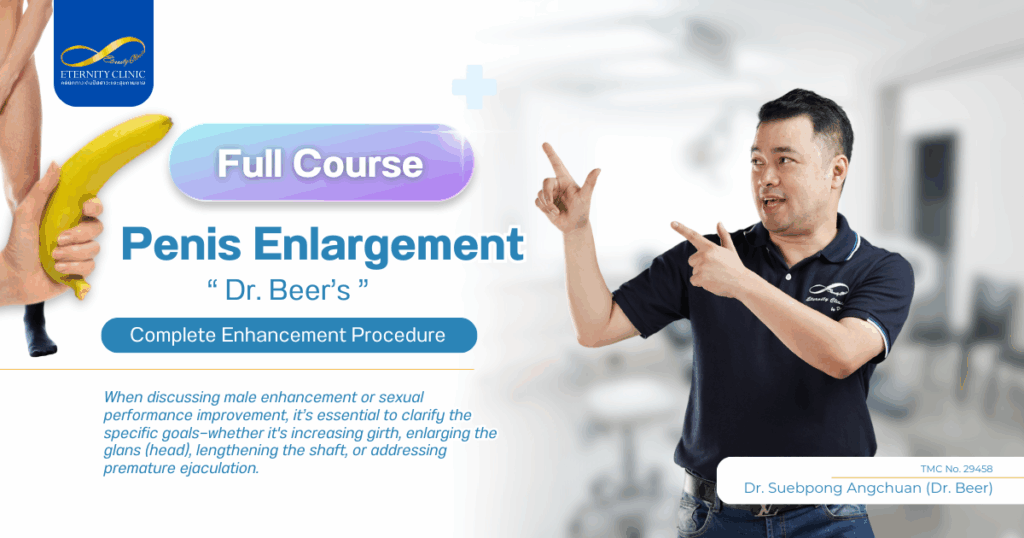 การเพิ่มขนาดอวัยวะเพศชาย - ETERNITY CLINIC by M.D. SUEBPONG ENGCHUAN Complete Enhancement