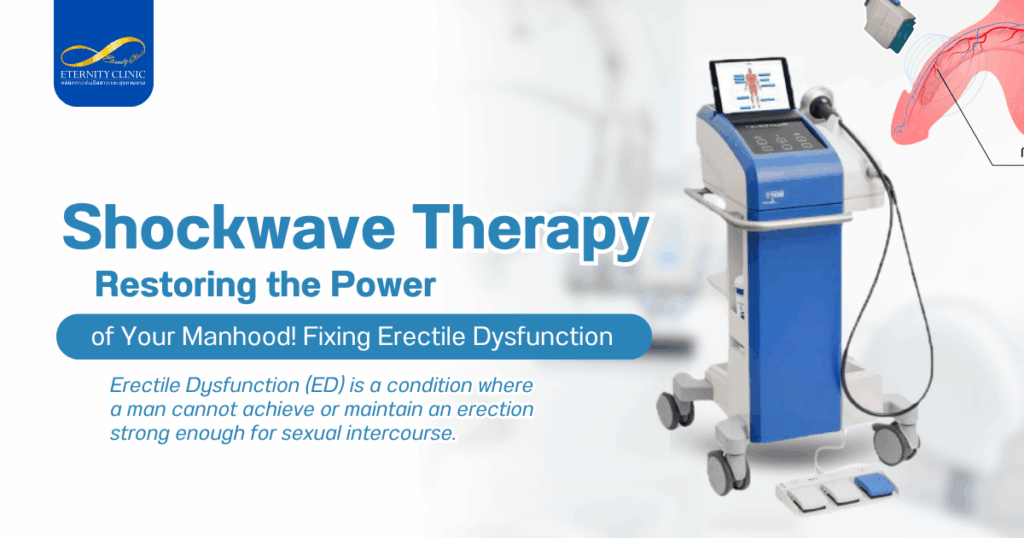 การบำบัดด้วยคลื่นกระแทก - ETERNITY CLINIC by M.D. SUEBPONG ENGCHUAN Shockwave Therapy