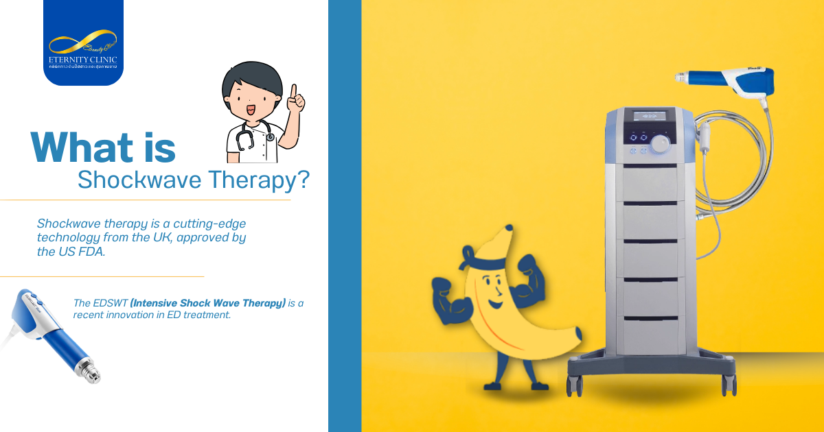 คลื่นกระแทกคือ - ETERNITY CLINIC by M.D. SUEBPONG ENGCHUAN Shockwave Therapy