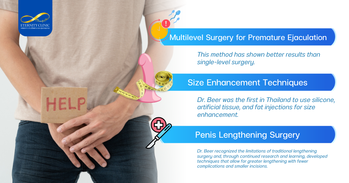 หลั่งเร็ว - ETERNITY CLINIC by M.D. SUEBPONG ENGCHUAN Penis Lengthening Surgery