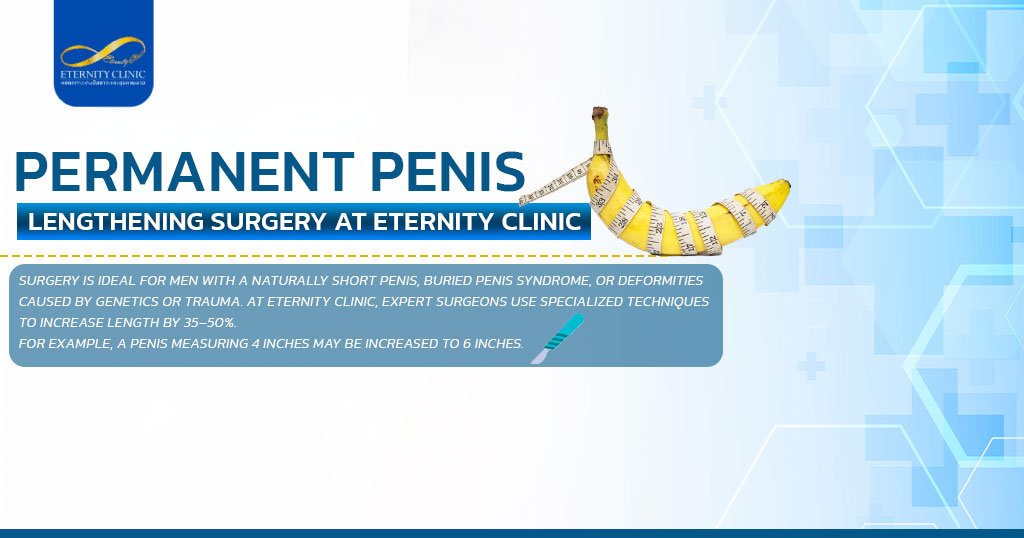 Permanent-Penis-Lengthening-Surgery-at-Eternity-Clinic - ETERNITY CLINIC by M.D. SUEBPONG ENGCHUAN Permanent Penis Lengthening