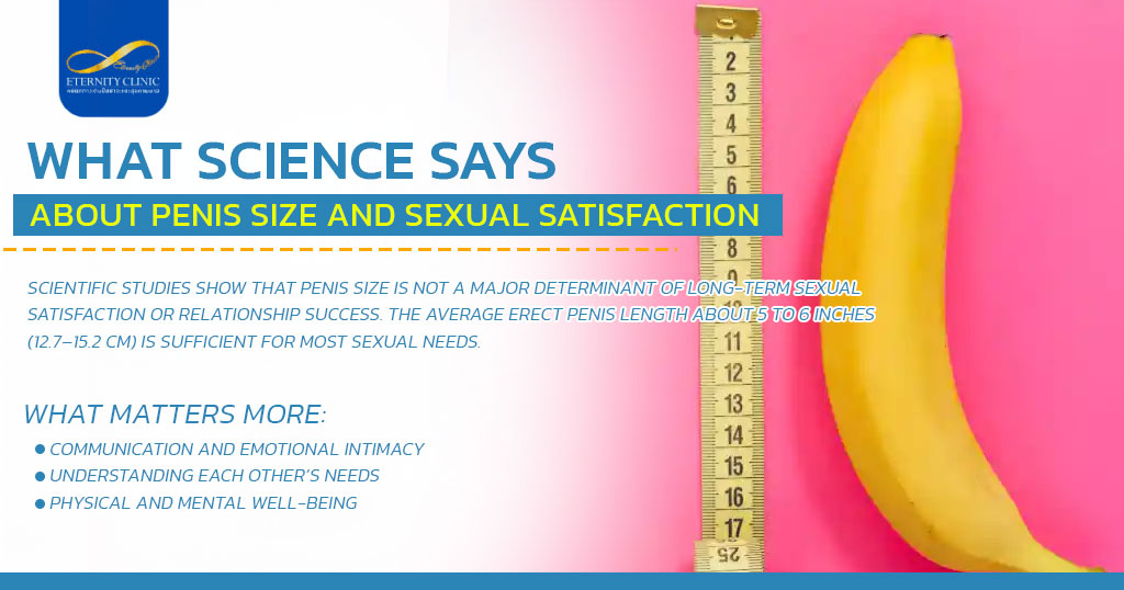 What Science Says About Penis Size and Sexual Satisfaction - ETERNITY CLINIC by M.D. SUEBPONG ENGCHUAN Penis Size and Sexual Satisfaction