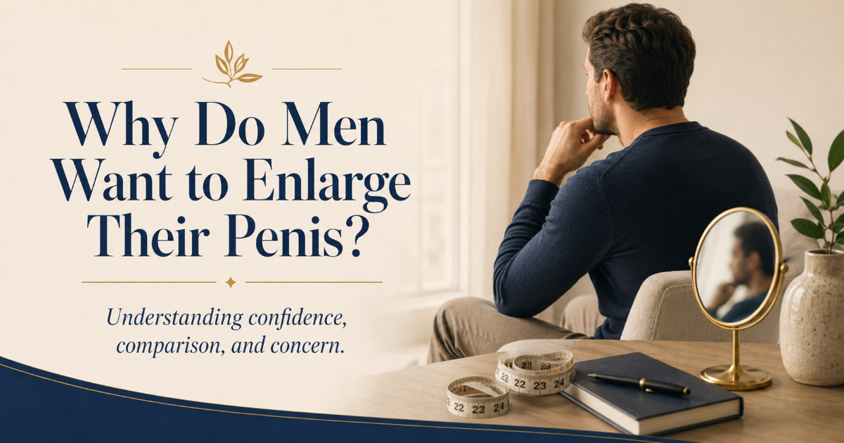 Why men want to enlarge their penis