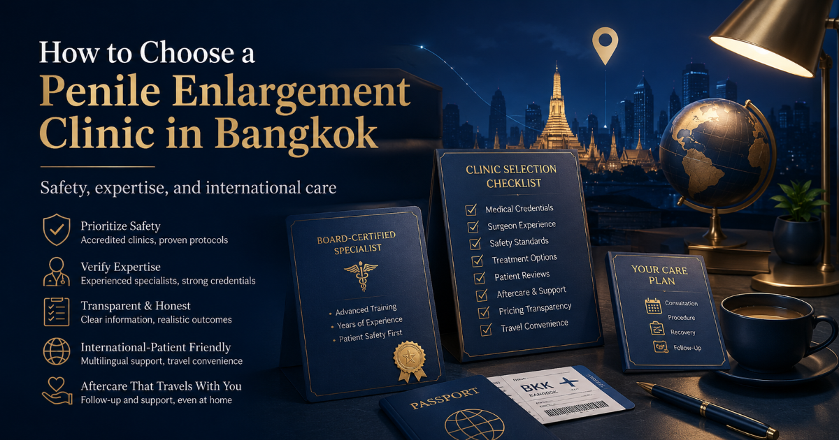 How to choose a safe penile enlargement clinic in Bangkok