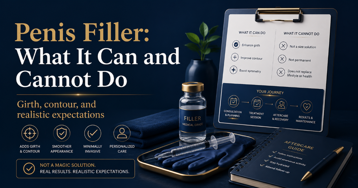 Penis filler benefits limitations and doctor assessment