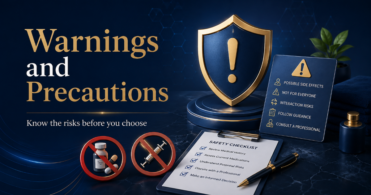 Warnings and precautions before penis enlargement