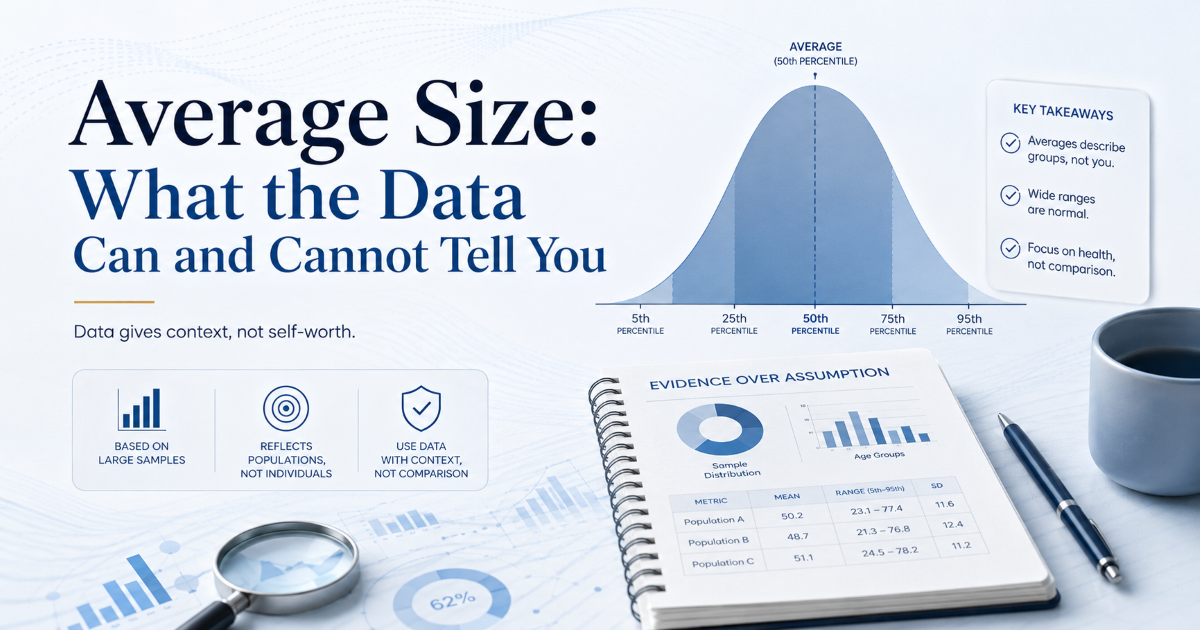 Average size what the data can and cannot tell you