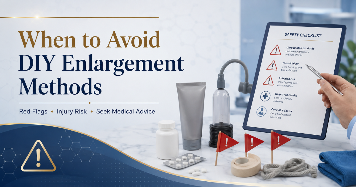 When to avoid DIY enlargement methods