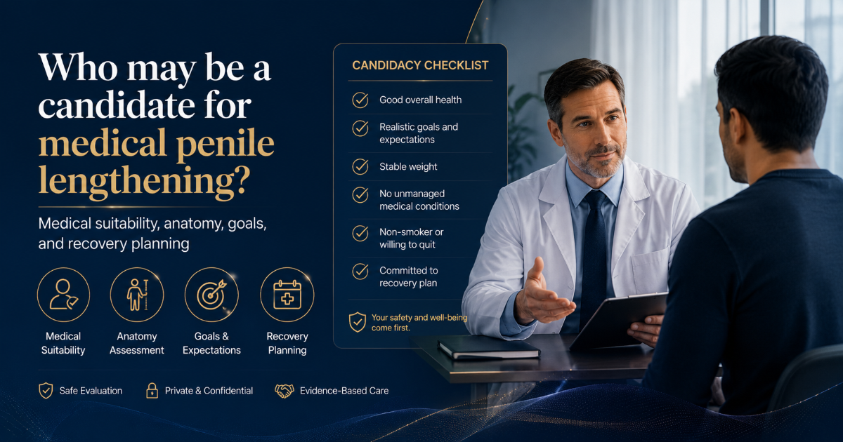 Who may be a candidate for medical penile lengthening