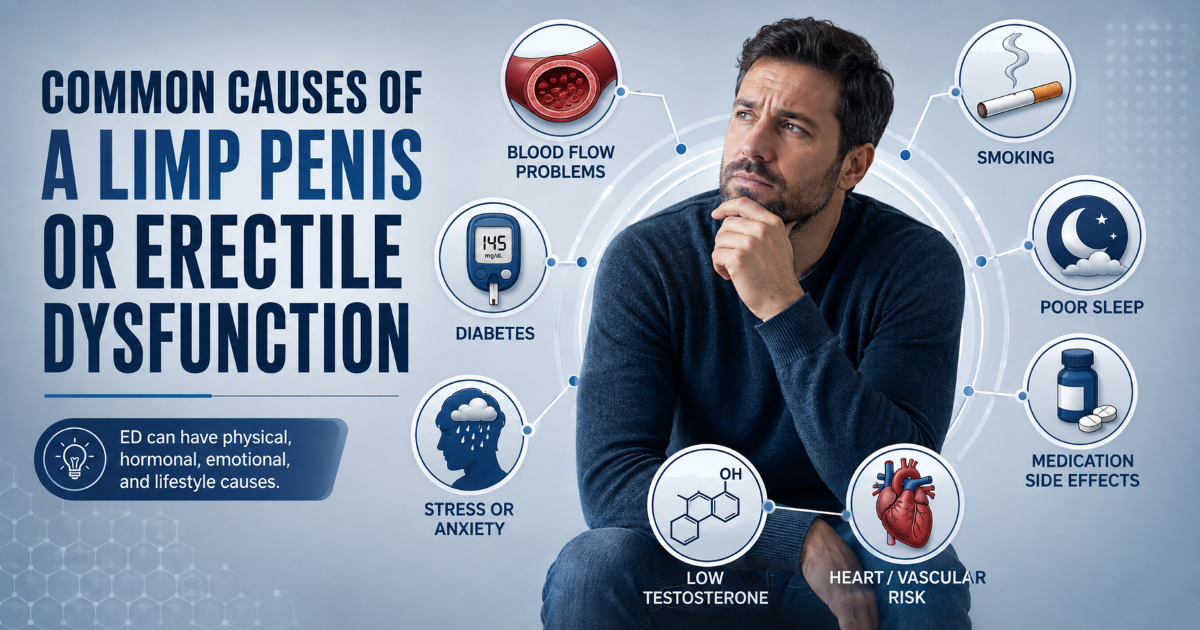 Common causes of erectile dysfunction