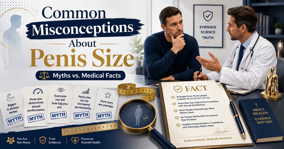 Common misconceptions about penis size and realistic expectation setting