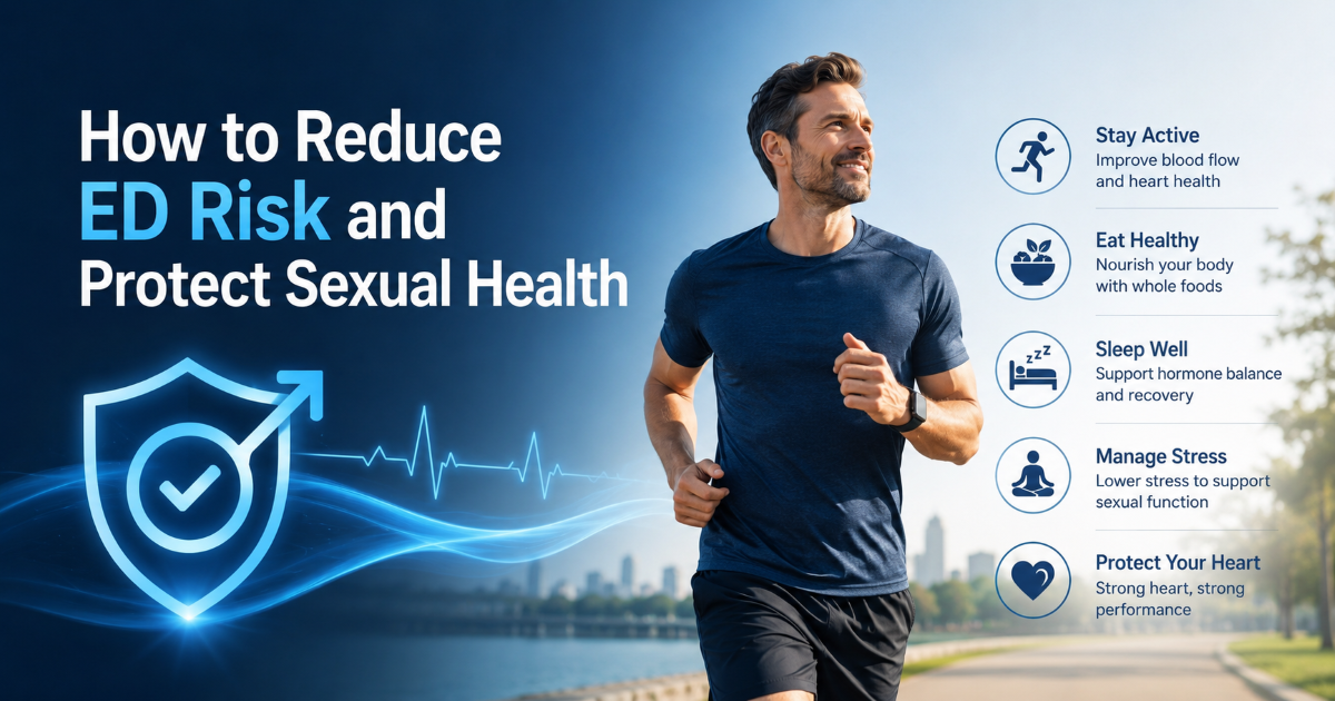 Lifestyle steps that may reduce erectile dysfunction risk