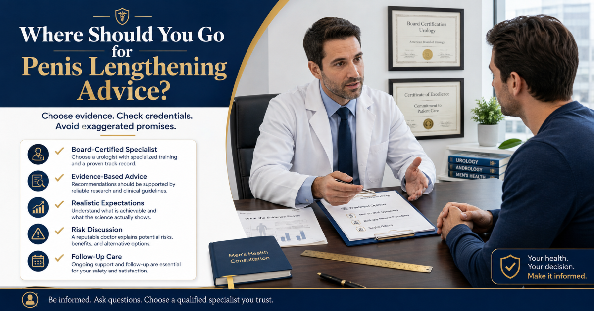 Where to go for medically guided penis lengthening consultation