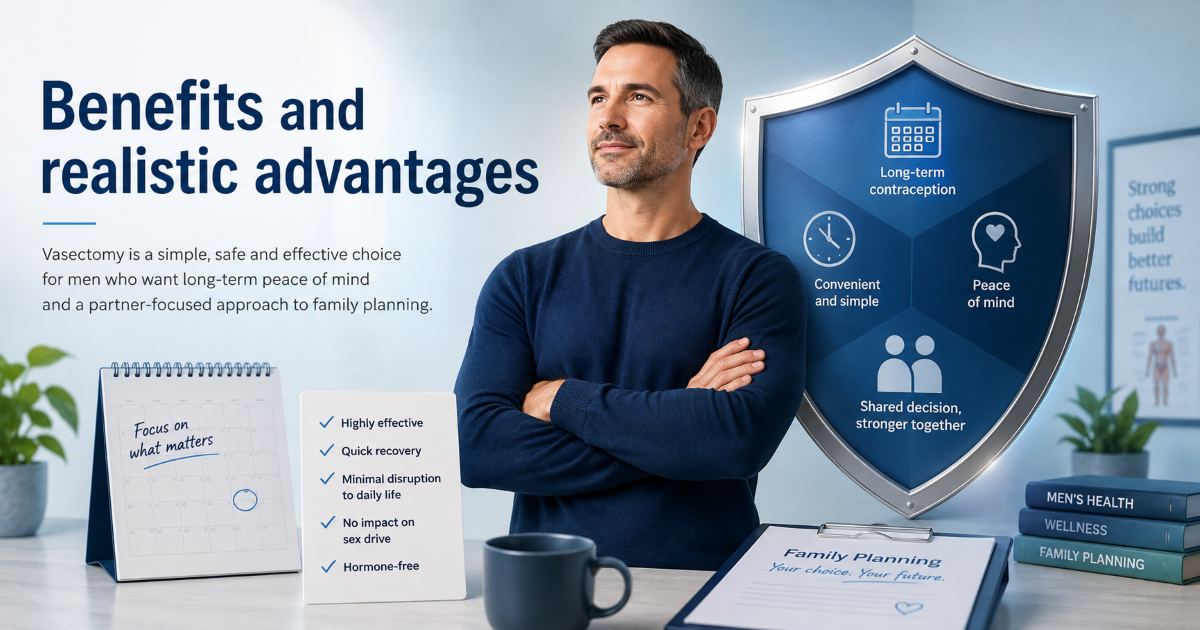 Types of male sterilization and vasectomy methods