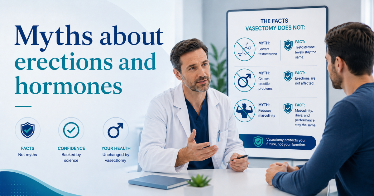 Vasectomy myths about testosterone erections libido ejaculation and masculinity explained with medical context