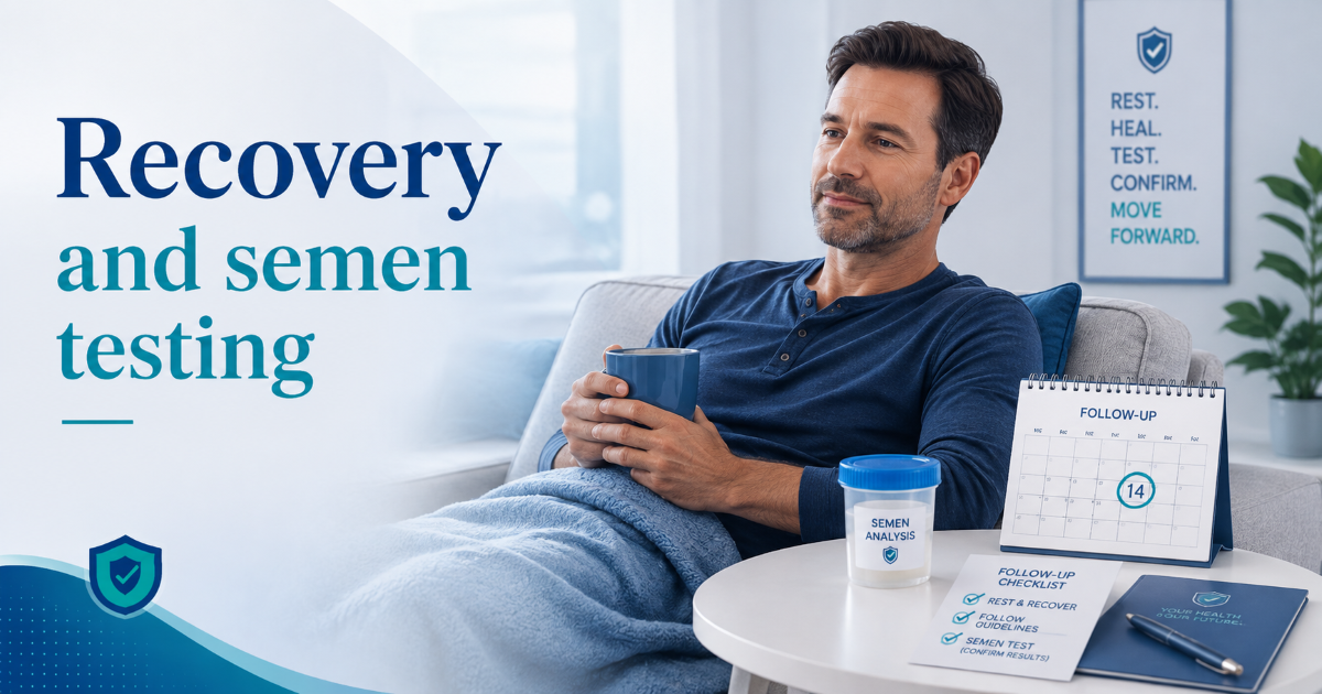 Vasectomy recovery sexual activity timing contraception and post-vasectomy semen analysis