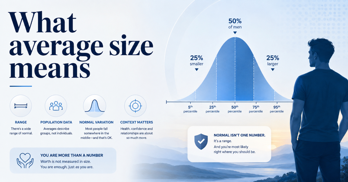 What is the standard size of the manhood