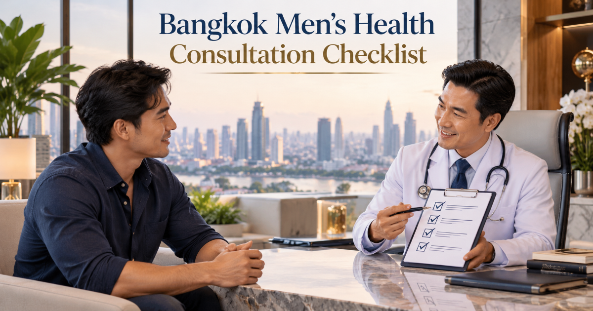 Bangkok men's health consultation checklist for penis hygiene foreskin concerns STI testing and erection changes