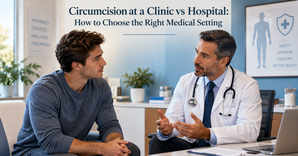 Circumcision at a Clinic vs Hospital - ETERNITY CLINIC by M.D. SUEBPONG ENGCHUAN Circumcision at a Clinic vs Hospital