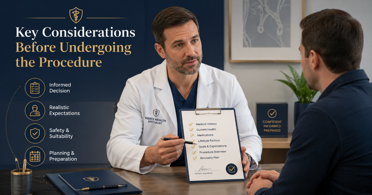Key considerations before penile enlargement injections