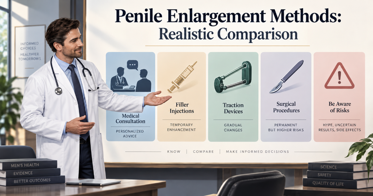 Normal penis size context and medical consultation before considering enlargement