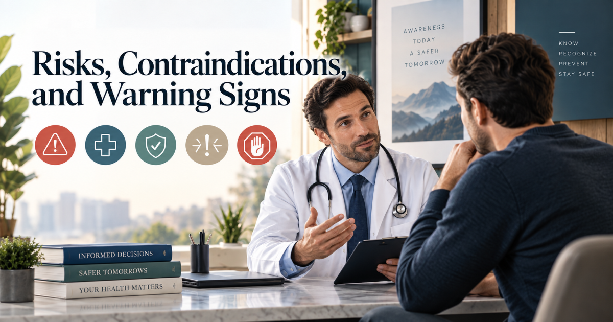 Adult circumcision risks and safety checklist including bleeding infection swelling and delayed healing