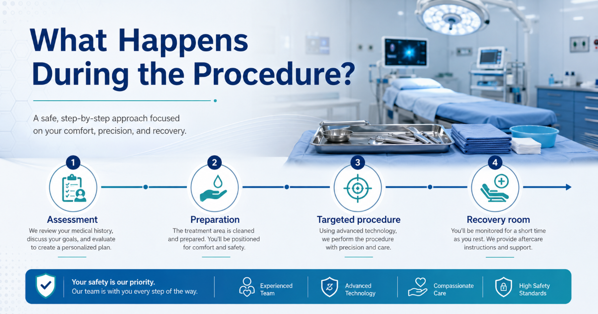Dorsal neurotomy procedure planning including assessment informed consent surgery day and follow-up