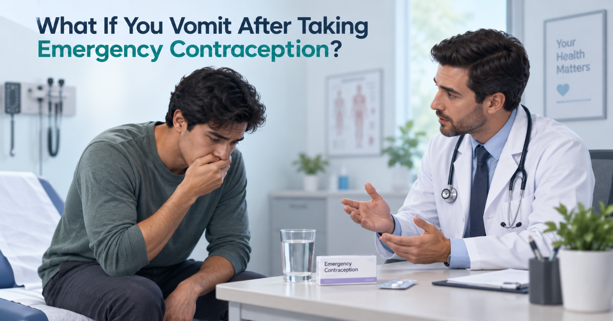 What to do if vomiting occurs after taking emergency contraception pills