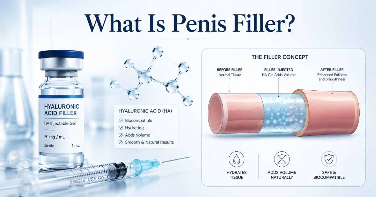 Penile filler and hyaluronic acid filler explanation