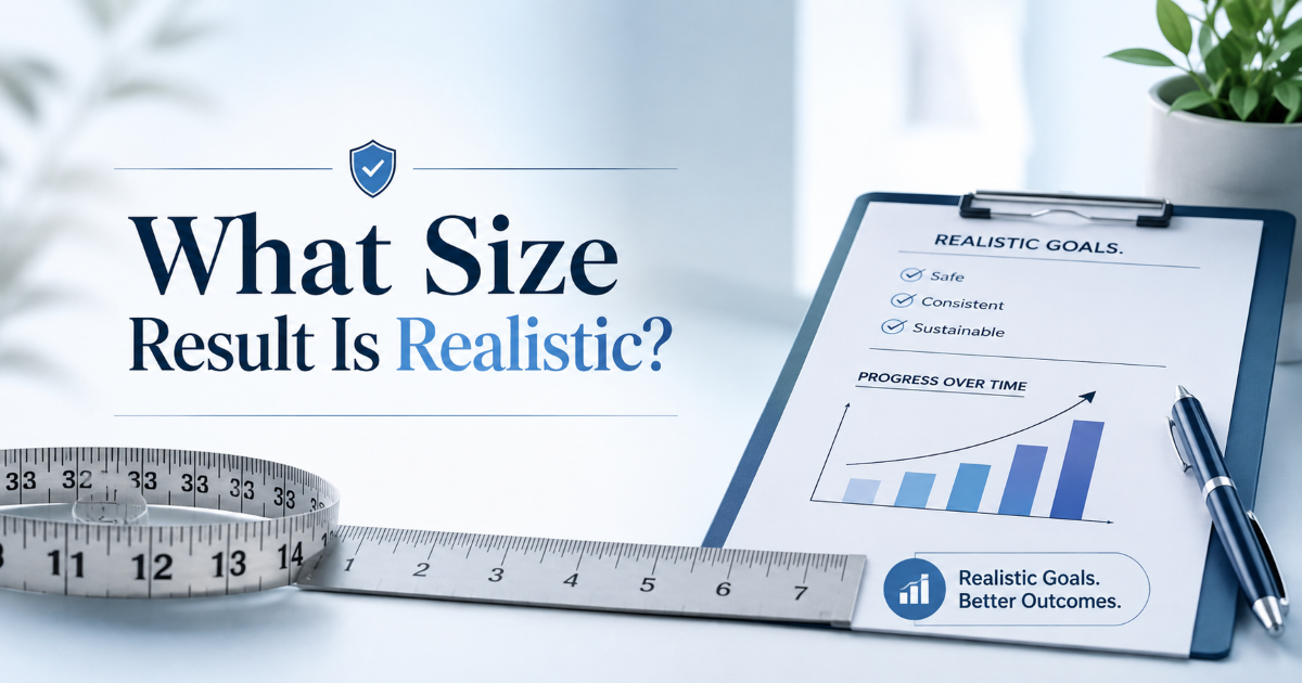 Penis filler result planning and realistic size expectations